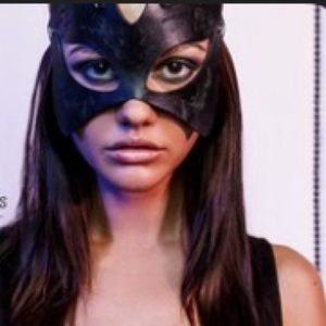 Cat woman mask. New